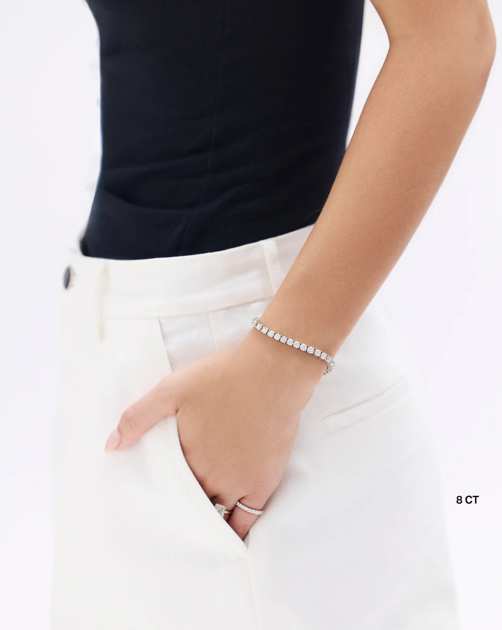 Classic Lab Diamond Tennis Bracelet