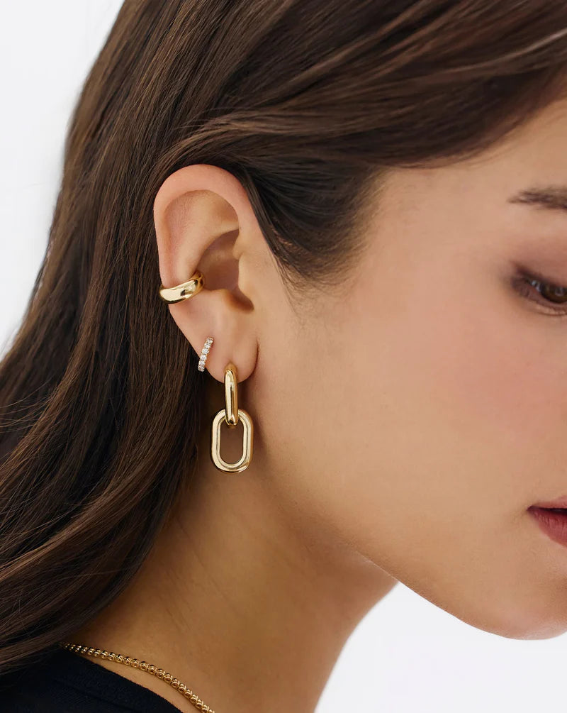 Gold Cloud Ear Cuff