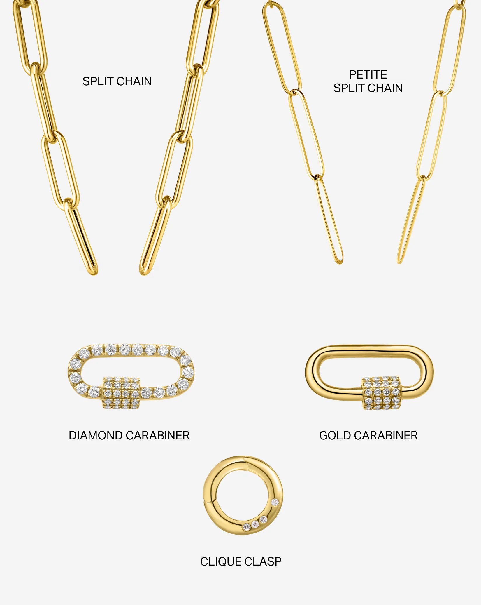 Petite Split Chain Necklace