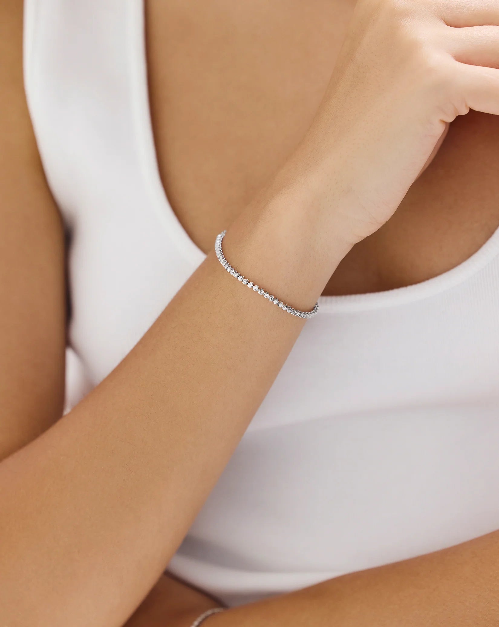 Mini Diamond Tennis Bracelet