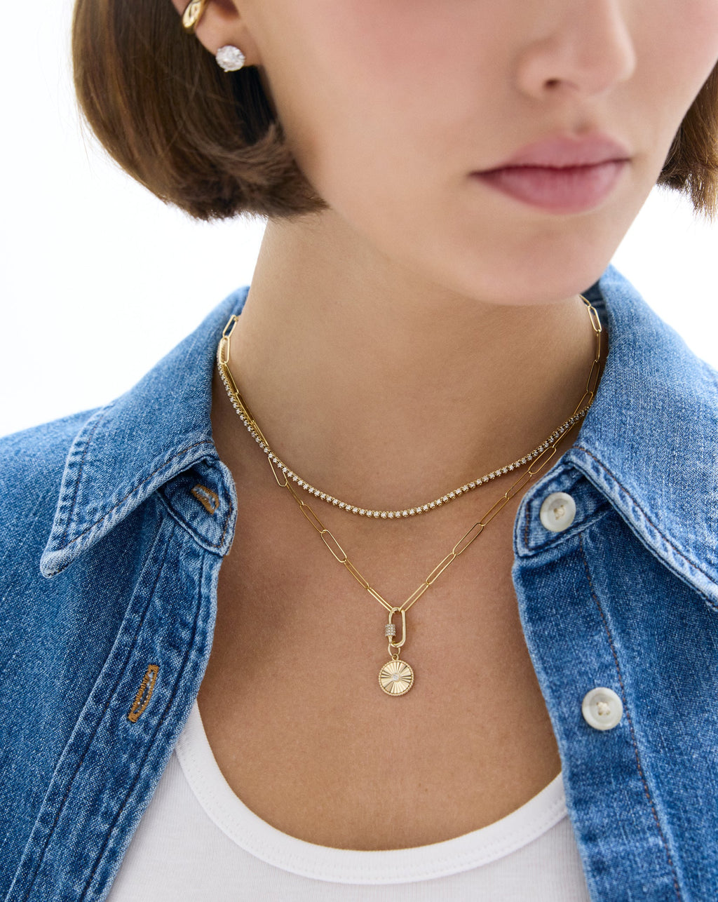 Petite Split Chain Necklace