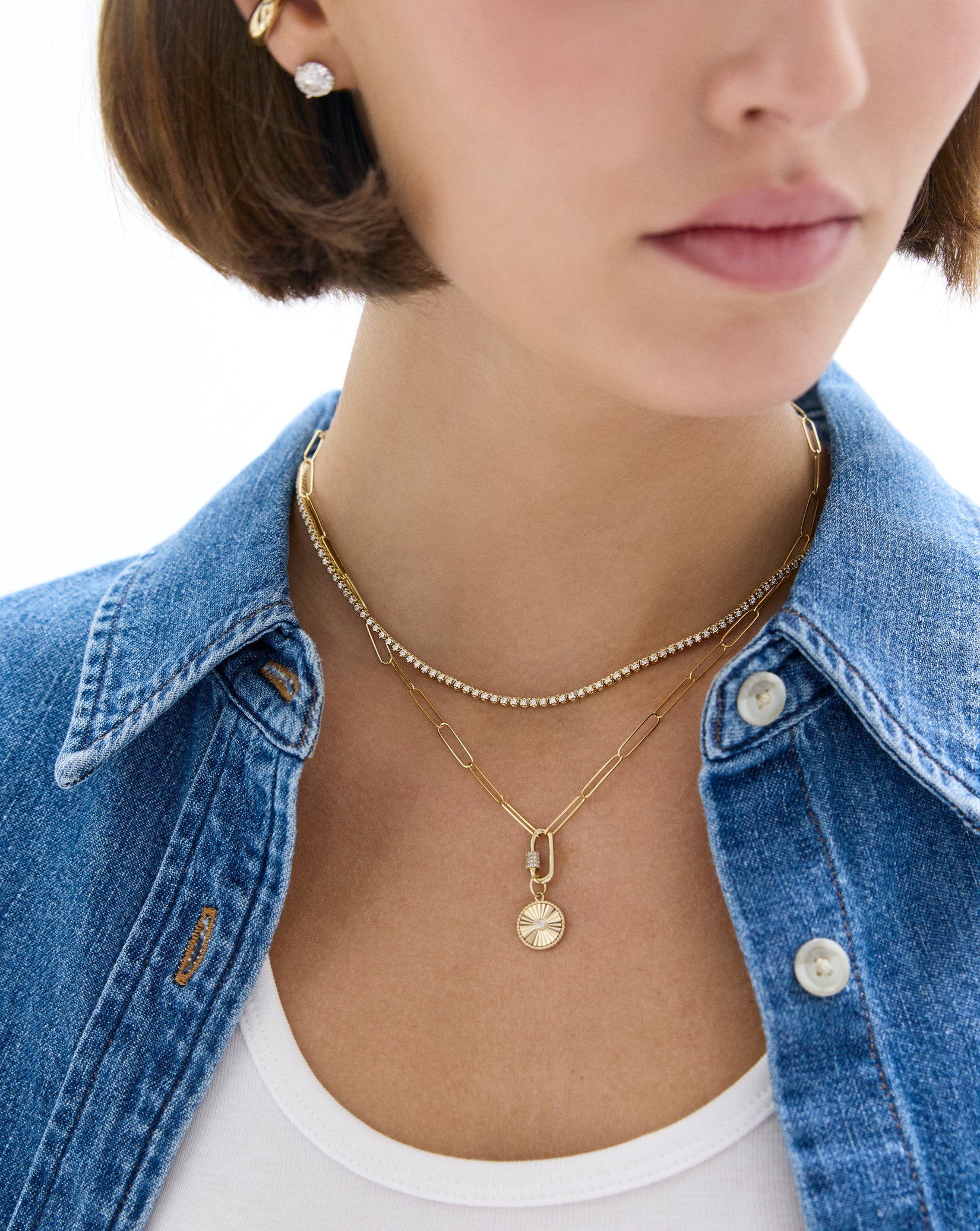 Petite Split Chain Necklace