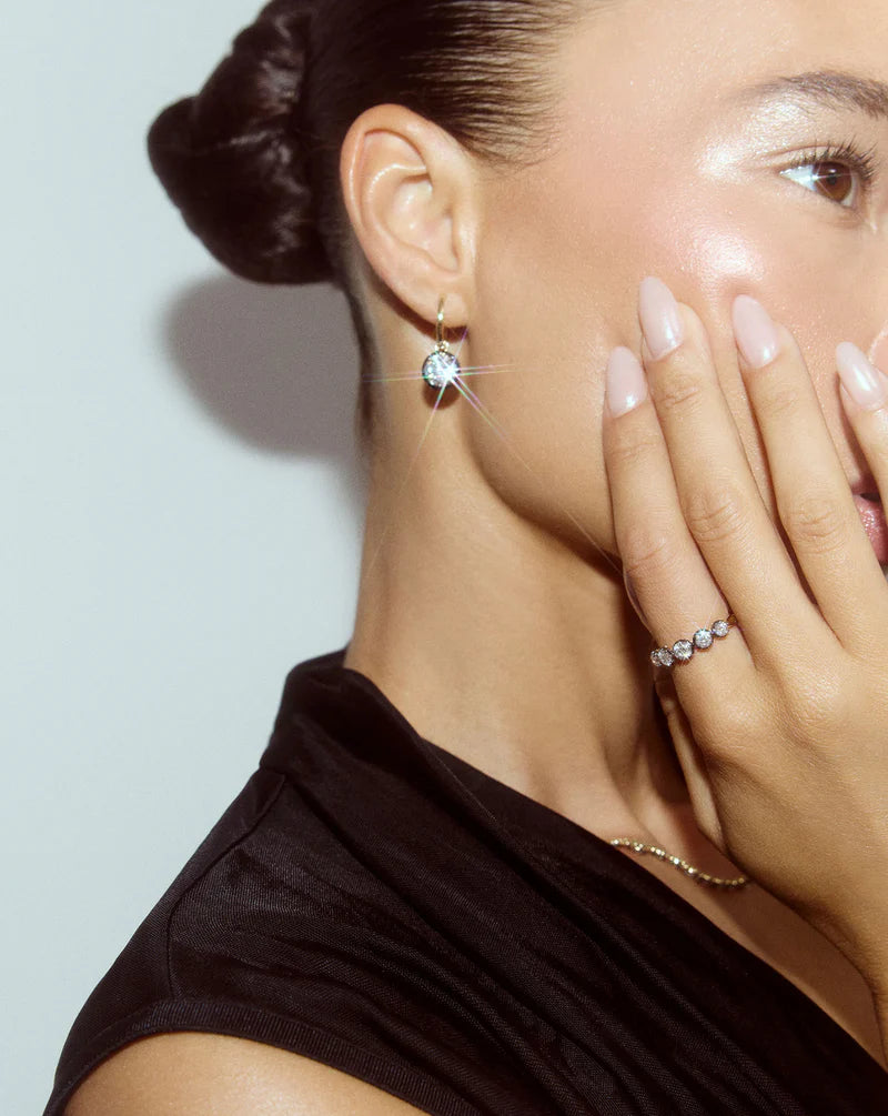 Georgian Drop Lab Diamond Studs