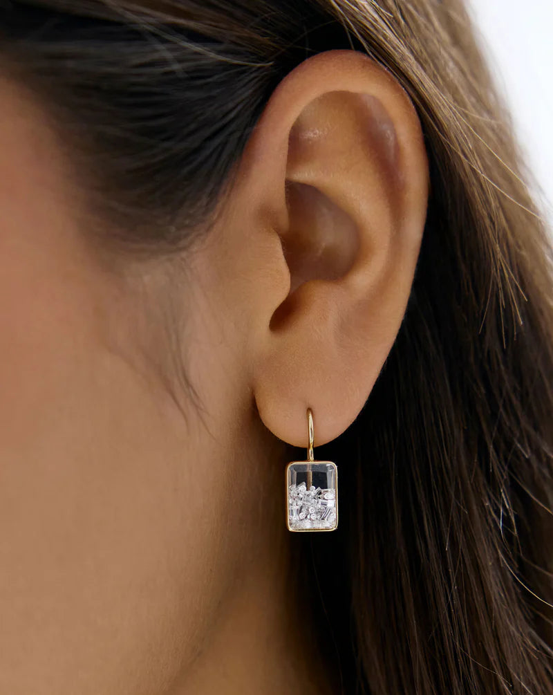 Shaker Emerald Drop Earrings