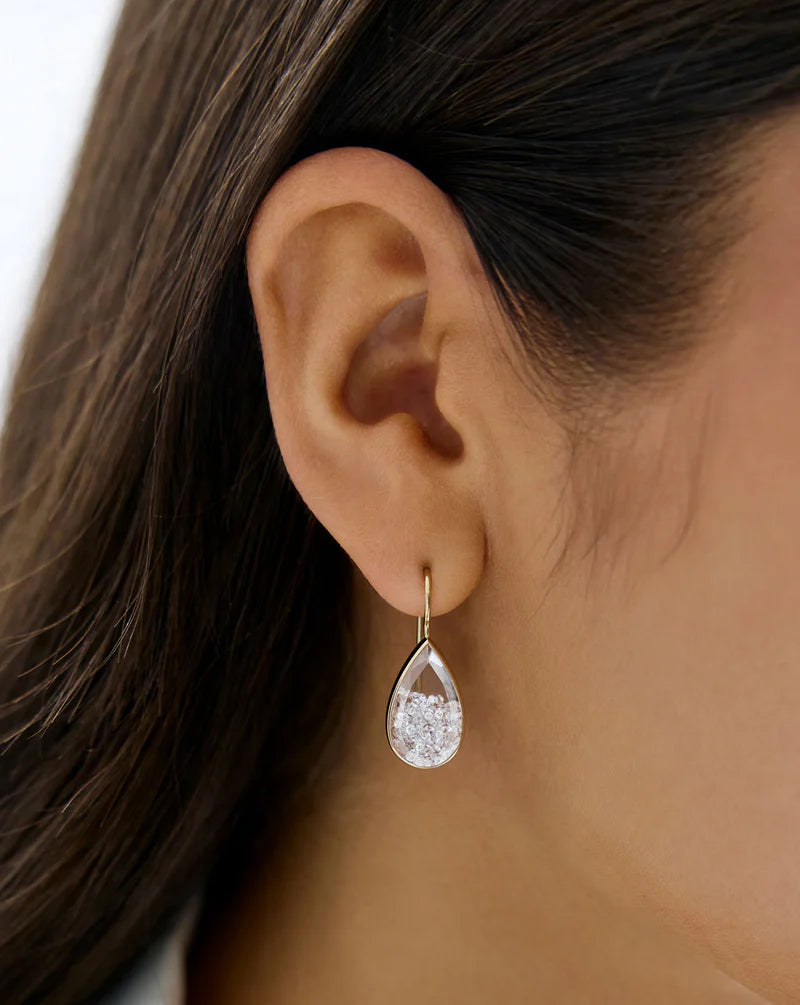 Shaker Pear Drop Earrings