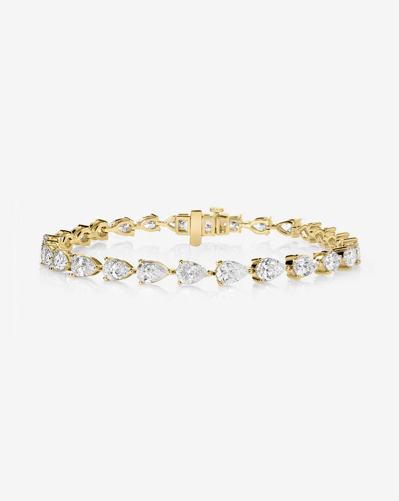 Pear Lab Diamond Tennis Bracelet