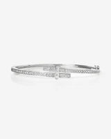 Round Diamond Wrap Bangle