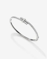 Round Diamond Wrap Bangle